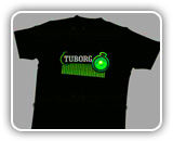 Tricouri cu reclame luminoase