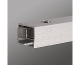 aluminium extrusion with 1 groove