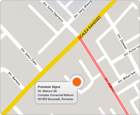 Premium Signs Map